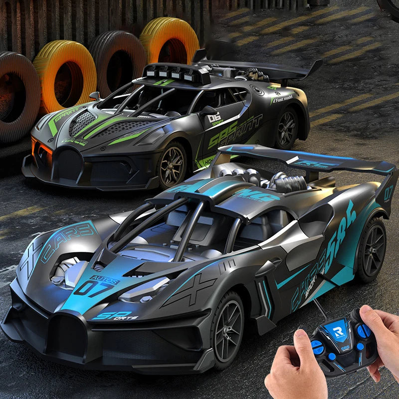4Ch High-Speed Remote Control Car with Electric Sportscar Vehicle Model