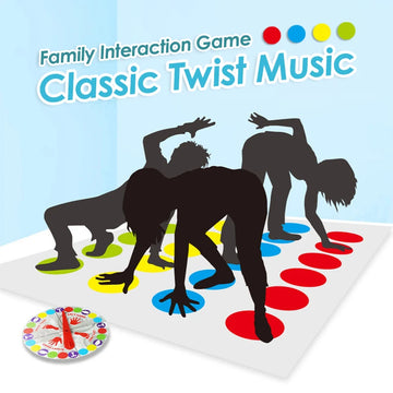 1 Set Twist Game Funny Kid Family Body Twist Move Mat Board Game