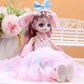 30CM Movable Joint Doll Girl Dress Up DIY Toys Cute Safety Baby Doll Babies