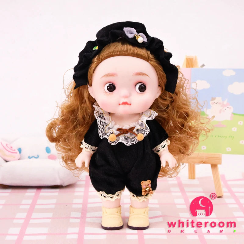 Dolls Toys Girl Doll Big Head Cute Baby Festival Gift Reborn Kids Dolls For Girls 25cm