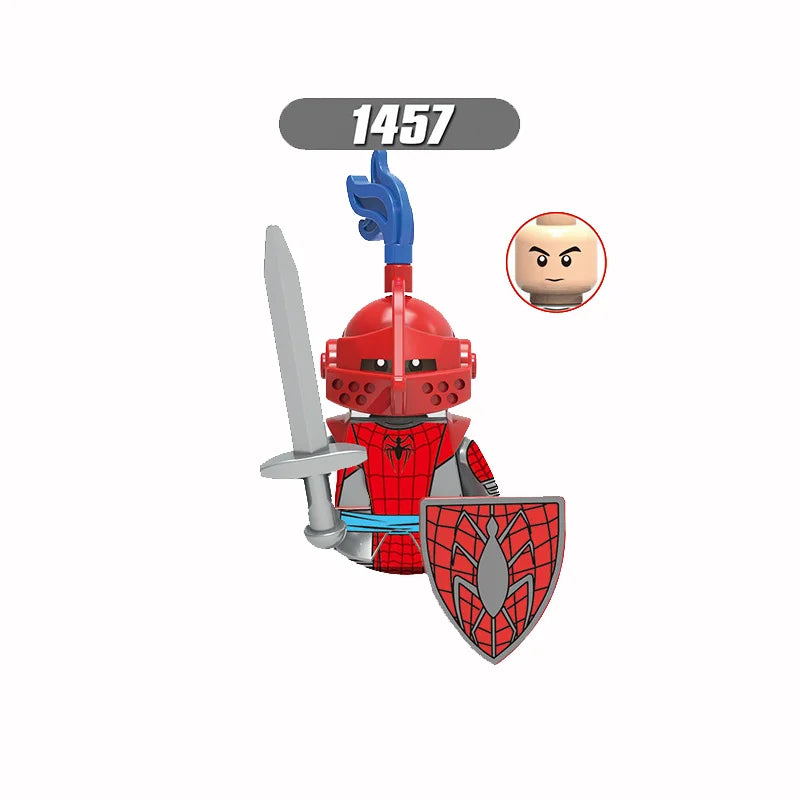 Marvel Iron Man, Spider-Man Building Blocks Mini Brick Toy