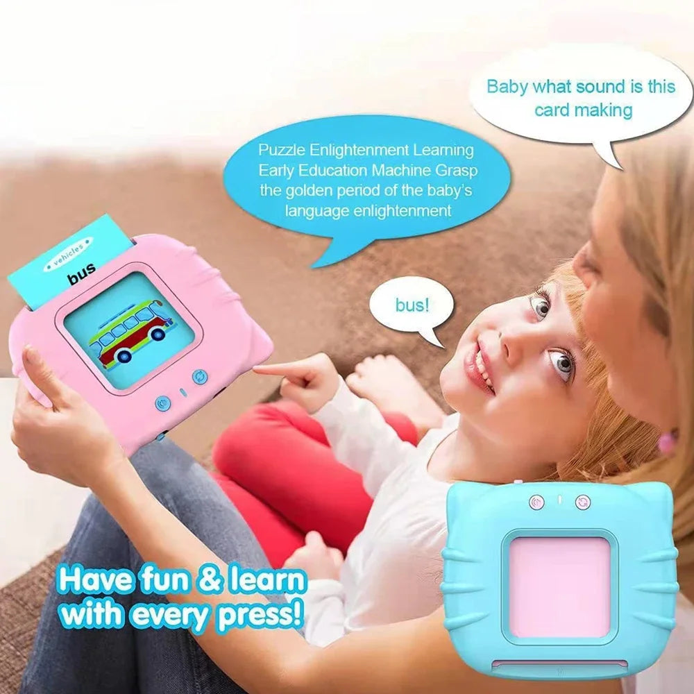 Early Education Flash Card, Talking Flashcards for Kids Preschool English