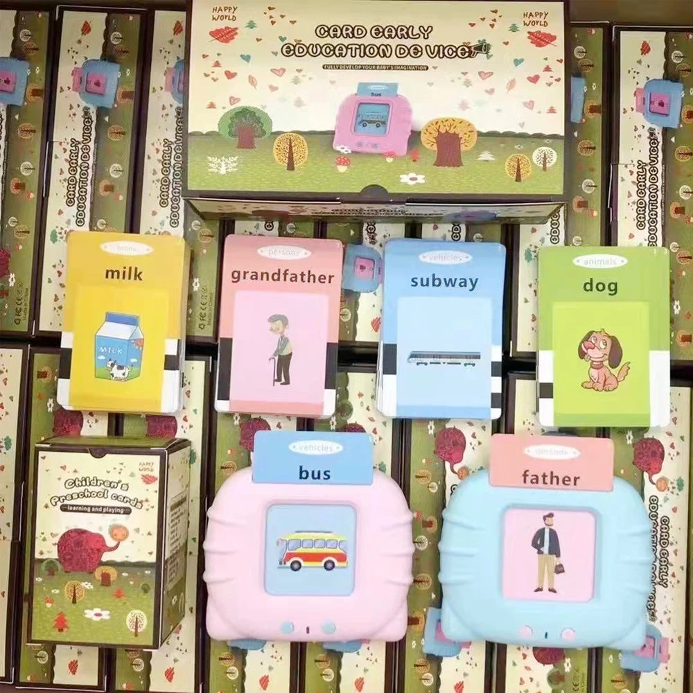 Early Education Flash Card, Talking Flashcards for Kids Preschool English
