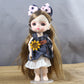 16cm BJD Doll Full Set 13 Moveable Joint Dolls Cartoon Dress Bjd Toy