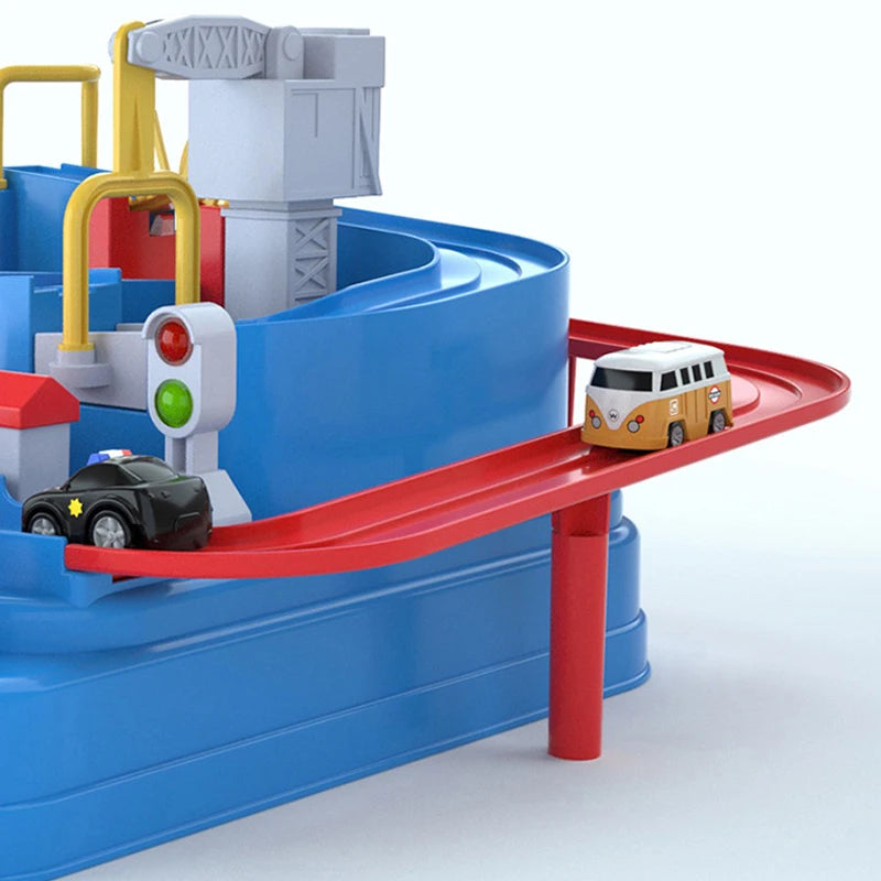 Racing Rail Car for Children Adventure Game Mechanical Interactive Train