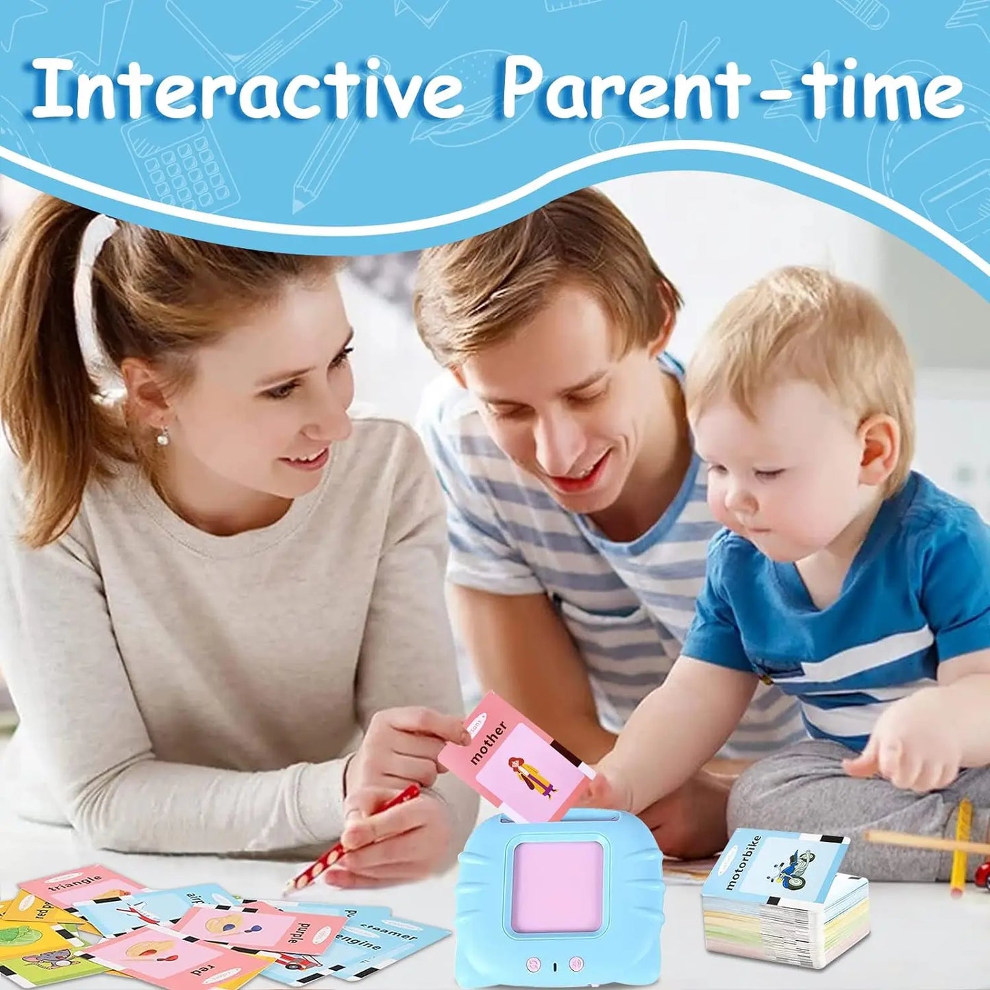 Early Education Flash Card, Talking Flashcards for Kids Preschool English