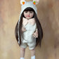 BZDOLL 55CM 22Inch Can Stand Reborn Baby Doll Soft Silicone Body Princess