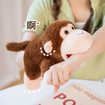 Stuffed Plush Animals Toys Hand Finger Story Puppet Lion Elephant Bunny Monkey