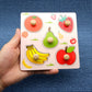 Children Hand Scratch Board Game, 3D Puzzle Early Education Matching Board Game
