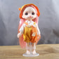16cm BJD Doll Full Set 13 Moveable Joint Dolls Cartoon Dress Bjd Toy