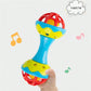 1pc random color Toddler Double-headed Hand Rattles Soothing Hand Grip Rattles Toys