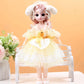 30CM Movable Joint Doll Girl Dress Up DIY Toys Cute Safety Baby Doll Babies